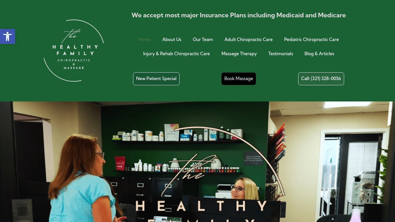 The Healthy Family Chiropractic — article hero image; Brevard SEM digital marketing and web development, Brevard County & Space Coast, Florida