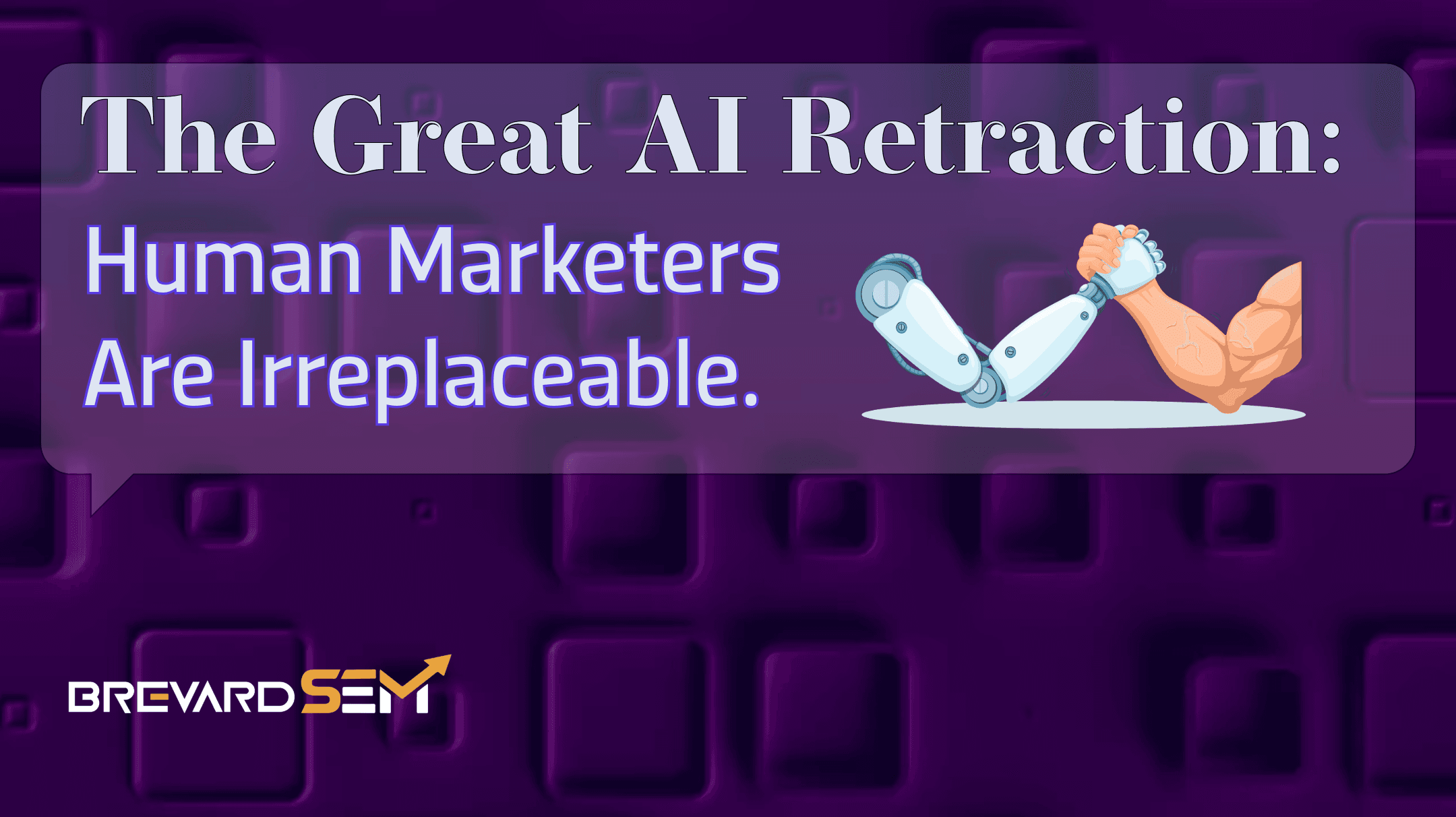 Can't Replace Humans... Ask the leaders in AI.