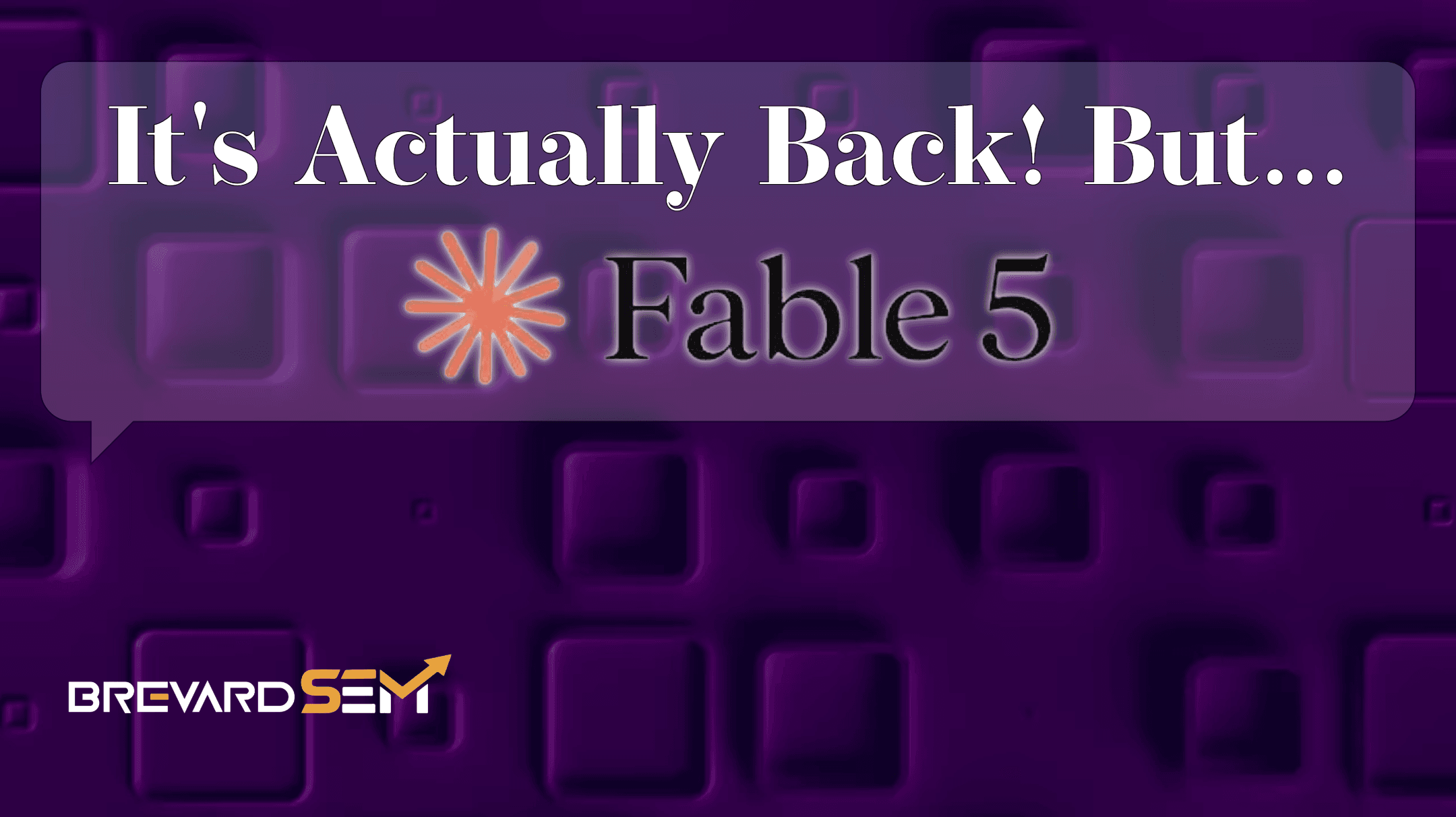 Fable 5 Is Back, But the Free Window Just Got Cut in Half